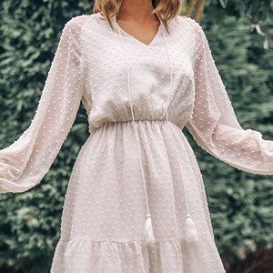 ***MAKE ME AN OFFER*** Purging!
Cupshe - Big Beach Ruffle Lace Up Dress XL